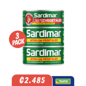 3PACK Sardimar Atún Vegetales