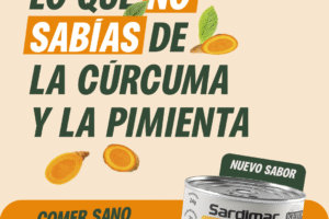 Nuevo sabor Sardimar: cúrcuma y pimienta negra.  Nutrición que te impulsa